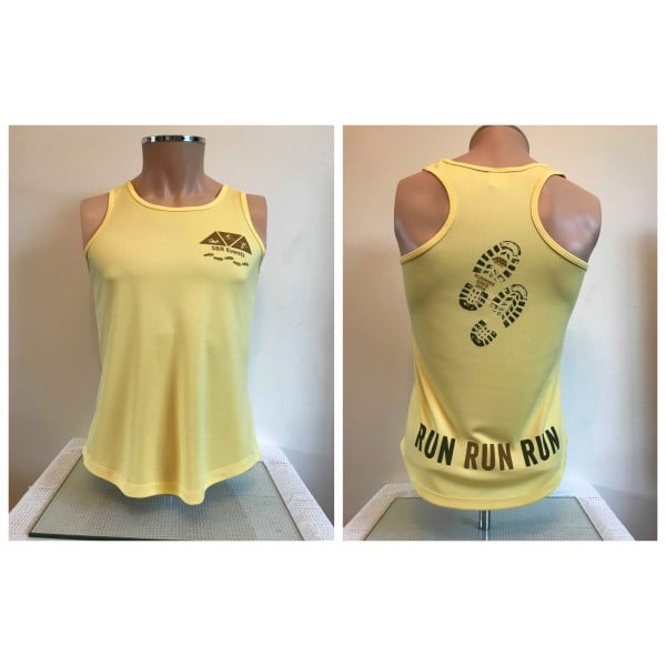 Footprints Vest Lemon - LADYFIT